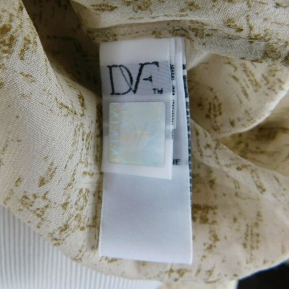 Diane von Furstenberg Danielle Metallic Blouse - Picture 7 of 8